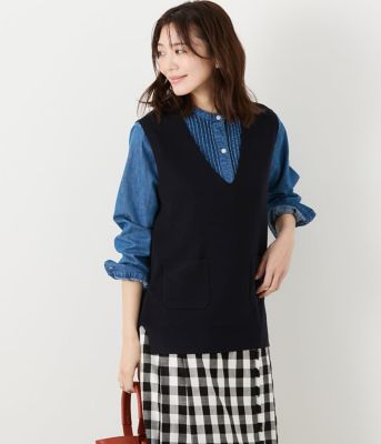 EDWIN 7．2オンス スタンドカラーデニムシャツ