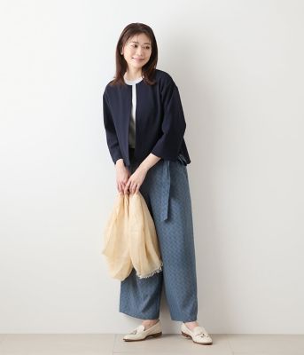 【定価17,600円】コットンリネン 着流し カーディガン S 定価17,】コットンリネン 着流し カーディガン S