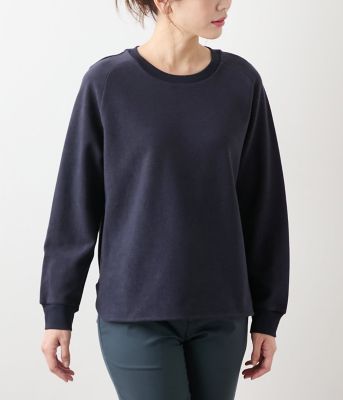 オーガニックコットンパイル クルーネックプルオーバー