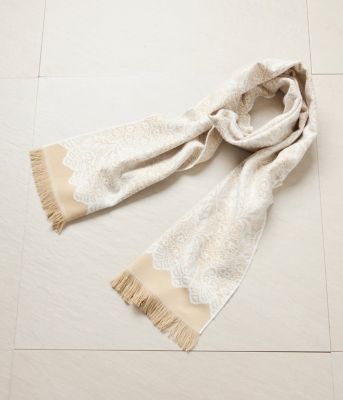 ＜NEWYORKER (Women)＞Ｐ．ＣＯＲＮＩＬＬＯＮ（ピー・コルニヨン）　レースマフラー（２０２５５１９２６８６１）