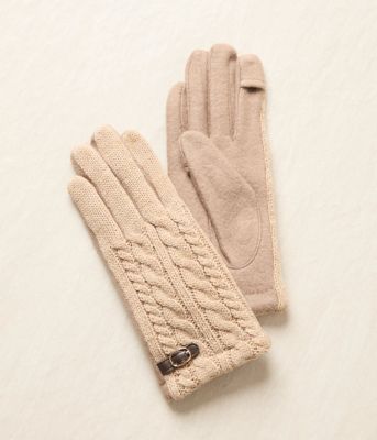 バックル付きニットグローブ（202551986867） | NEWYORKER