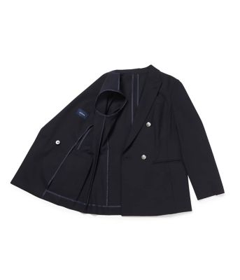 【Ｌ】【ウォッシャブル】ウォッシャブルＴＷクロス　ダブルブレストブレザー（２０２５５４０８５３５０）