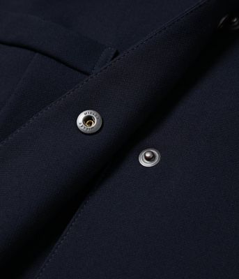 【Ｌ】コンパクトダブルクロス　ドット釦ノーカラージャケット（２０２５５４１１５１２２）