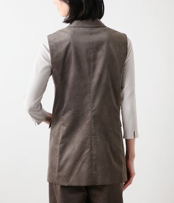 Theory アイボリー ダブルブレスト ベストジレ Cloudstyle】ダブルブレスト スーツベスト ジレ（スーツベスト