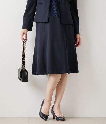 美品⭐︎human woman ウォッシャブルマーメイドスカート セール】 ◇ライトフラノウォッシャブルマーメイドスカート