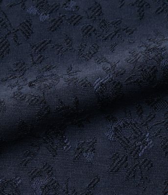 【Ｌ】フローラジャカード　タックフレアスカート（２０２５５４２５５１３１）