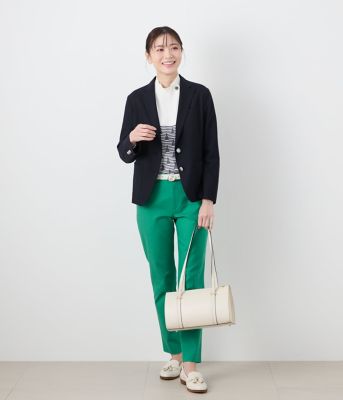【Ｌ】ストレッチダブルクロス　テーパードパンツ（２０２５５４３３５２１８）