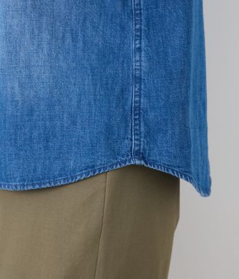 【Ｌ】ＥＤＷＩＮ　７．２オンス　レギュラーカラーデニムシャツ（２０２５５４６１５２１５）
