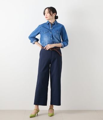 【Ｌ】ＥＤＷＩＮ　７．２オンス　レギュラーカラーデニムシャツ（２０２５５４６１５２１５）