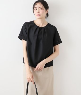 NEWYORKER L (Women/大きいサイズ)/ニューヨーカー Ｌ 【Ｌ】ライトタンブラークロス　Ｔブラウス（２０２５５４６５５２７１）