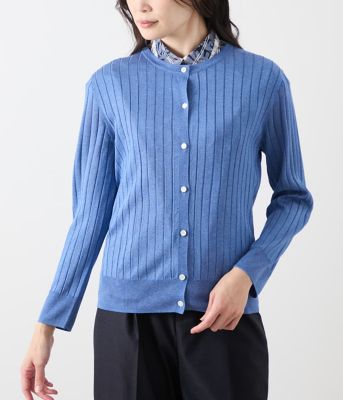 Yves Saint Laurent ラウンドネック レーヨン カーディガン ◯ Yves Saint Laurent ラウンドネック レーヨン カーディガン