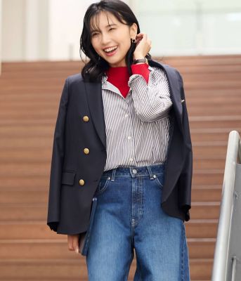 L】【手洗い可能】ウォッシャブルウール ボトルネックプル