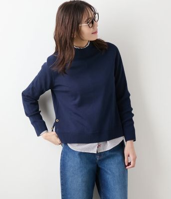 ヨギーサンクチュアリ ボトルネックプルオーバー ヨギーサンクチュアリ ボトルネックプルオーバー