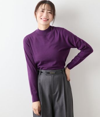 美品■レリアン■サイズ13+■Aライン・ハイネック中綿コート/ウール■ネイビー 美品□レリアン□サイズ13+□Aライン・ハイネック中綿コート/ウール□