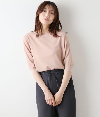 ホールガーメントプルオーバー　手洗い可 セール】 〈手洗い可能〉ホールガーメントプルオーバー （ニット