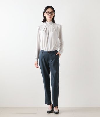 レオナール　ポロカットソー　近年モデル　襟付き　サイドスリット　黒　日本製　XL レオナール ポロカットソー 近年モデル 襟付き サイドスリット