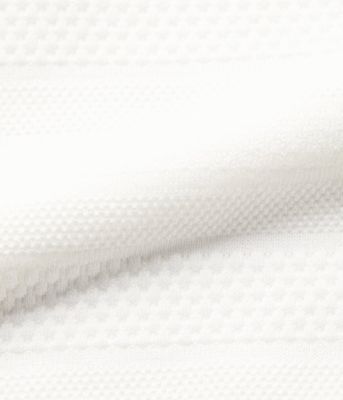 【Ｌ】コットンポリエステルボーダー　ボートネック７分袖プルオーバー（２０２５５４８２５６２３）