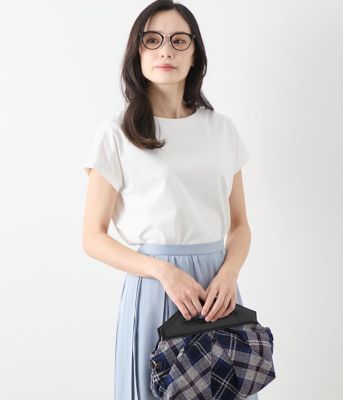NEWYORKER L (Women/大きいサイズ)/ニューヨーカー Ｌ 【Ｌ】【ＵＶカット・透け防止・遮熱】ソルシールド　フレンチスリーブＴシャツ（２０２５５４８５５５５１）