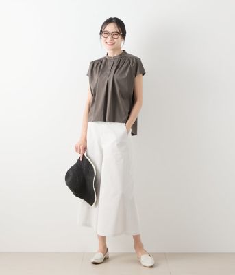 NEWYORKER L-SIZE / ニューヨーカー エルサイズ コットンナイロントリコット スタンドカラープルオーバー L】コットンナイロントリコット スタンドカラープルオーバー