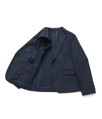 【Ｌ】【ウォッシャブル】シャークスキン　ノッチドラペル１釦ジャケット（２０２５５９０１５３５１）