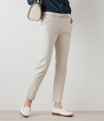 NEWYORKER L PLUS (Women/大きいサイズ)/ニューヨーカー Ｌ ＰＬＵＳ 【Ｌ】ストレッチダブルクロス　テーパードパンツ（２０２５５９３３５２１８）