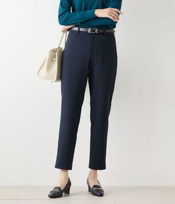 【送料無料】NEWYORKER L PLUS (Women/大きいサイズ)/ニューヨーカー L PLUS 裏起毛 あったかテーパードパンツ(202559336264) 75ネイビー パンツ・ズボン【三越伊勢丹/公式】