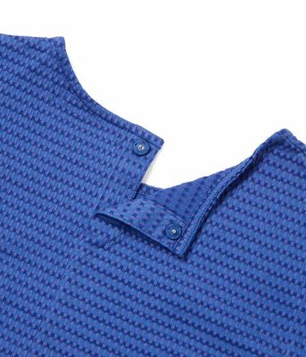 【Ｌ】格子サッカージャカードシルケット　ショルダータックカットソー（２０２５５９８６５６６１）