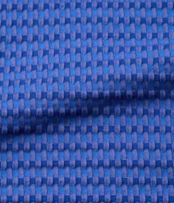 【Ｌ】格子サッカージャカードシルケット　ショルダータックカットソー（２０２５５９８６５６６１）