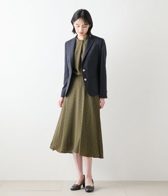 KAREN MILLEN テーラード クレープ シングルブレスト ブレザー KAREN MILLEN テーラード クレープ シングルブレスト ブレザー