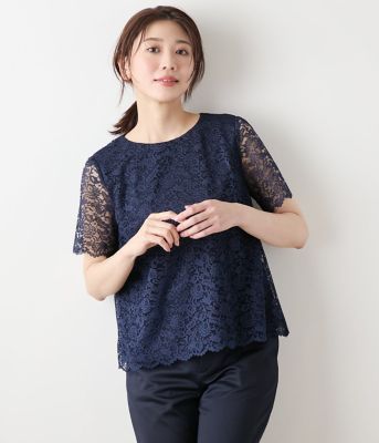 【極美品】Dou Dou フラワーレース ブルゾン WEB限定】フラワーレースシアーブルゾン | DOUDOU(ドゥドゥ