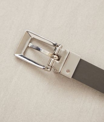 L】20mmリバーシブルビジネスベルト（スクエアバックル