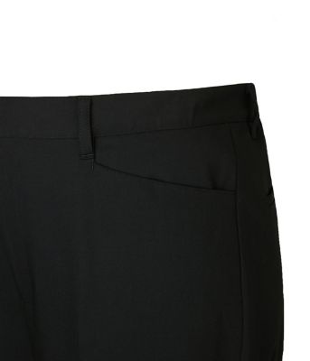 L】【ウォッシャブル】2WAYストレッチツイル テーパード