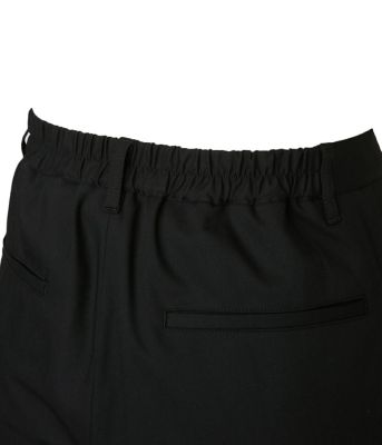 L】【ウォッシャブル】2WAYストレッチツイル テーパードパンツ