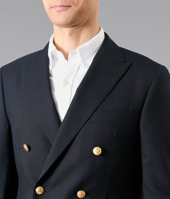 3連休限定お値下げ！ebure カシミア100% ダブルブレスト ブレザー HERITAGE CLOTH トロピカル ダブルブレストブレザー