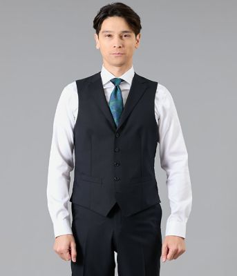 HERITAGE CLOTH トロピカル 襟付きオッドベスト