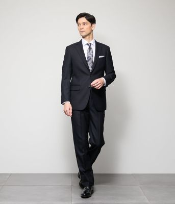 NEW YORKER 夏用パンツスーツ 11号 HERITAGE CLOTH 無地 サキソニー スラックス