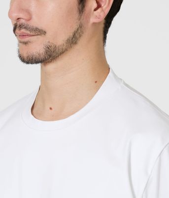 NY CARE FREE ホワイト 半袖ドレスTシャツ