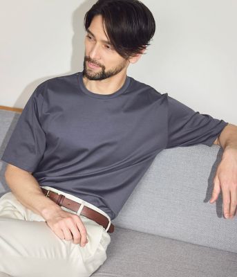NY CARE FREE カラー 半袖ドレスTシャツ