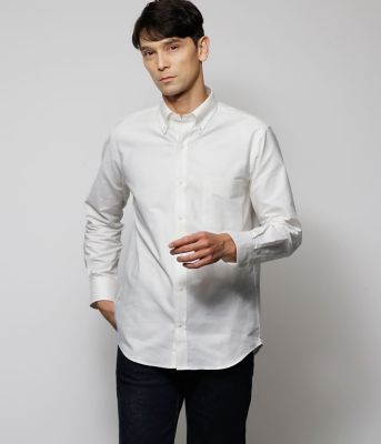 ＜NEWYORKER (Men)＞ＮＹオックス　長袖ボタンダウンシャツ（２０２６１５７０８３２０）