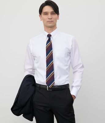 ソロテックス2WAYオックスフォード レギュラーカラーシャツ