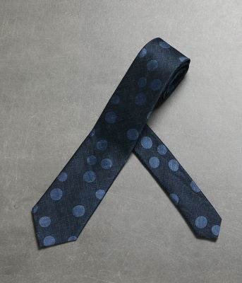 Fossati ドットグレンチェック ネクタイ