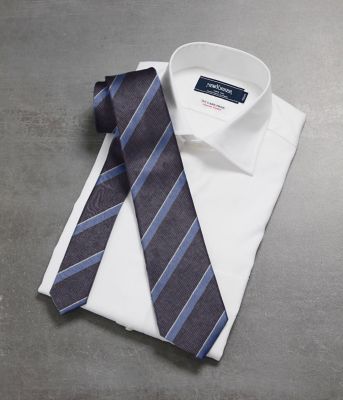 ピンチェック×ストライプ ネクタイ（202615908056