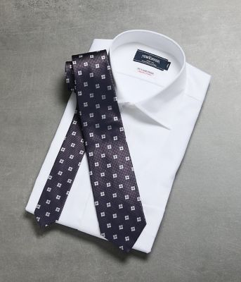 ＜NEWYORKER (Men)＞スクエアモチーフオックス　ネクタイ（２０２６１５９０８０６４）