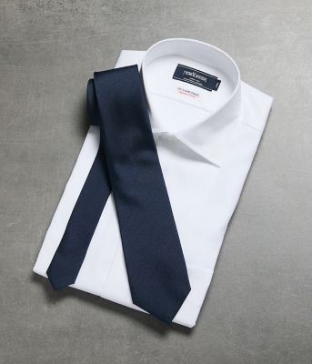 ＜NEWYORKER (Men)＞インディゴカラー　ソリッド　ネクタイ（２０２６１５９０８０７２）