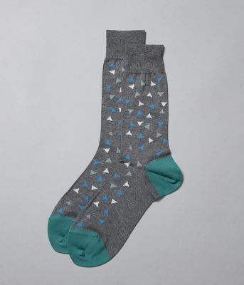 ＜NEWYORKER (Men)＞ウィンドモチーフ　カジュアルソックス（２０２６１５９５８８９７）