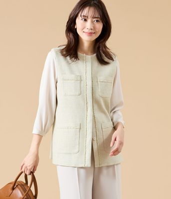 ソフトミックスツィード ジレ（202651198110