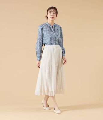 シフォンジョーゼット プリーツスカート（202651258113