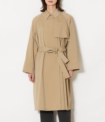 ウォッシャブル】タスランタイプライター ステンカラートレンチコート