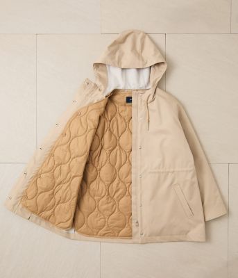 ポリエステルボンディング ライナー付き3WAYコート