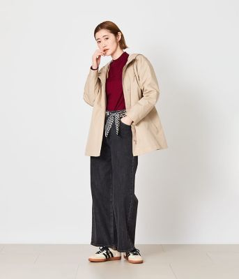 ZUCCa 3WAY アウター ライナー付きコート XS/ベージュ ポリエステルボンディング ライナー付き3WAYコート